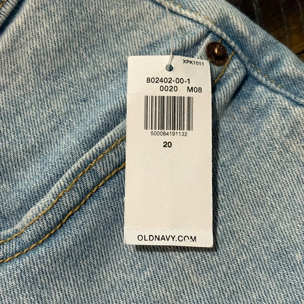 NWT Old Navy High Rise O.G. Straight Jean Shorts Size 20 - Picture 4 of 5